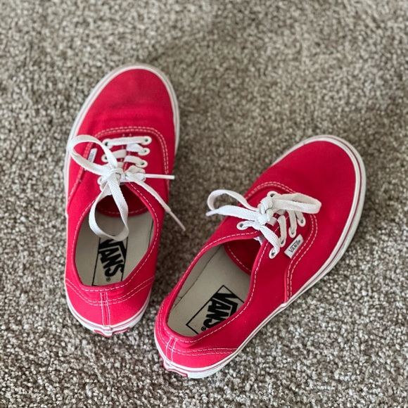 Authentic Red Vans - Picture 2 of 9
